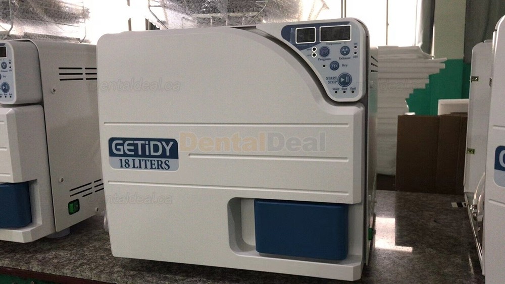 Getidy JCH 16L/18L/23L Benchtop Dental Autoclave Sterilizer Class N with Dryer